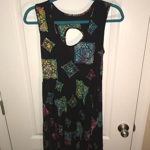 Black beach swimsuit coverup dress